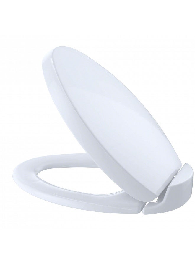 TOTO SS204#01 Contemporary SoftClose Oval Toilet Seat, Cotton White - Image 1