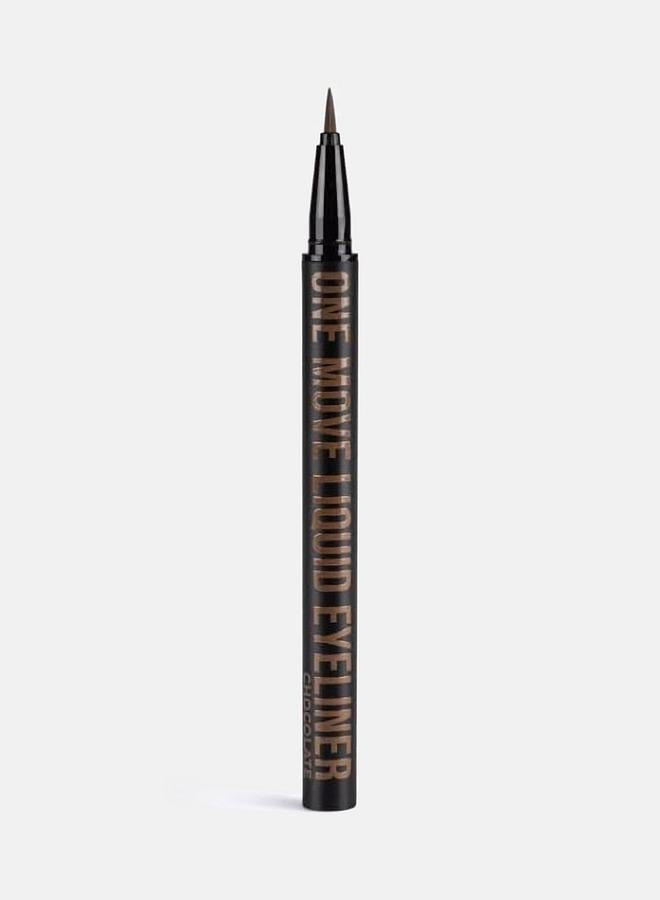 Inglot One Move Liquid Eyeliner, Chocolate 02 - Image 1