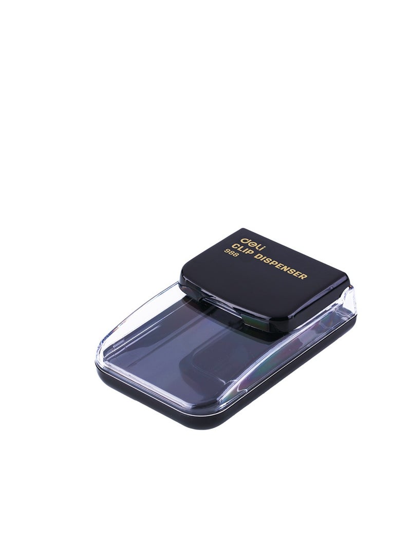 Deli Magnetic Paper Clip Dispenser Assorted Colours - Image 3