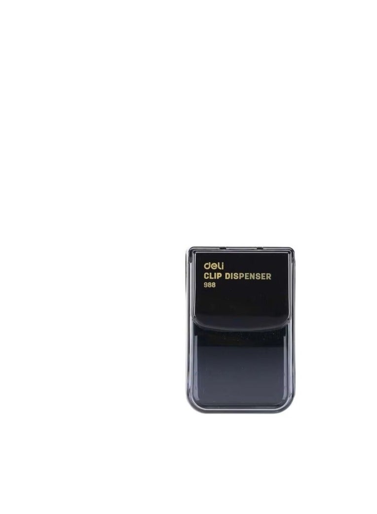 Deli Magnetic Paper Clip Dispenser Assorted Colours - Image 4