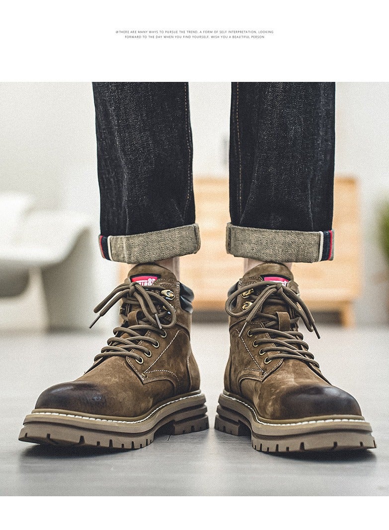 Warrior Fashionable Retro Martin Boots - Image 2