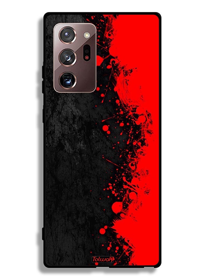 Tolwak Samsung Galaxy Note 20 Ultra 4G Protective Case Cover Paint Abstract Pattern - Image 2