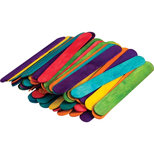 Teacher Created Resources STEM Basics: Multicolor Jumbo Craft Sticks, 200 Pieces - Image 1