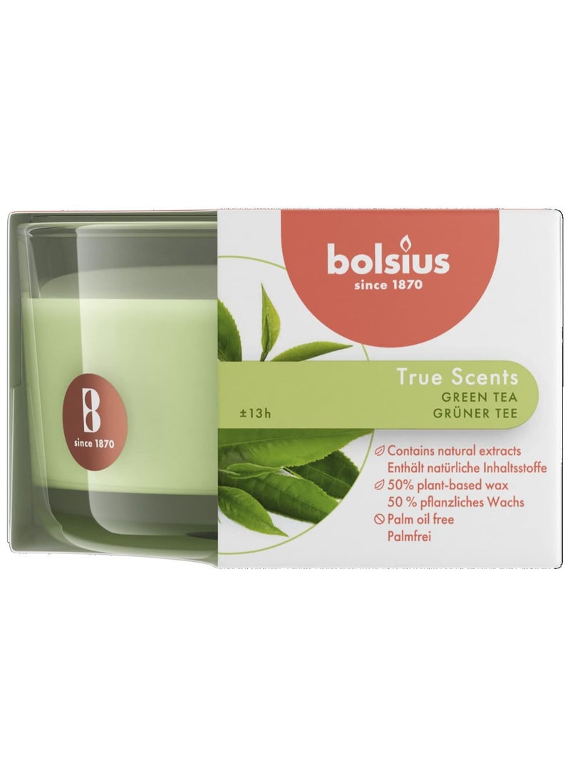 BOLSIUS True Scents Green Tea Candle In Glass - Image 5
