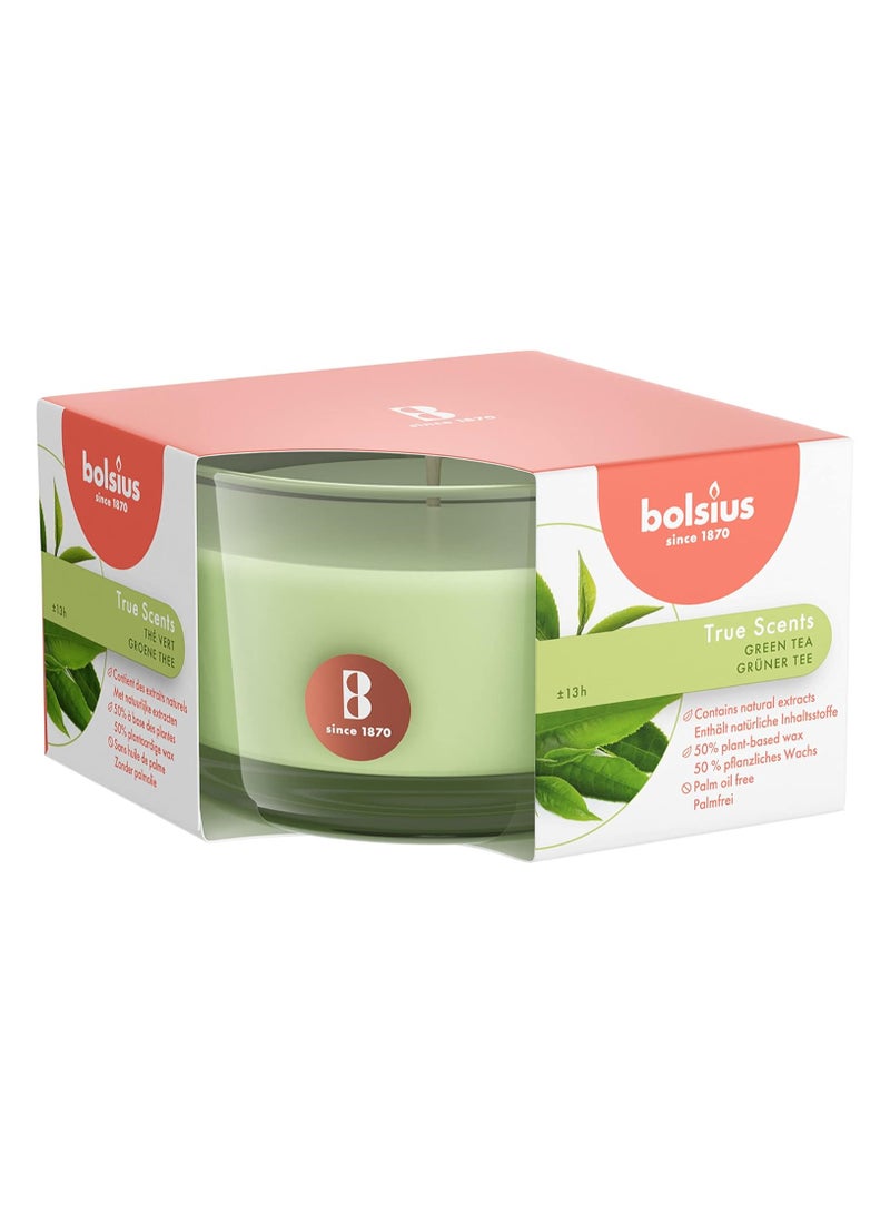 BOLSIUS True Scents Green Tea Candle In Glass - Image 4