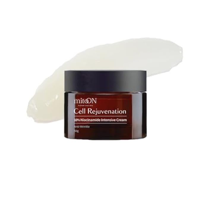 mito:ON Mito-on Cell Rejuvenation Anti-Aging Cream, 50g / 1.76 oz - 10% Niacinamide, Vitamin B3 and Antioxidants, EGF + Volufiline for Wrinkle Reduction, Elasticity Improvement, Moisturizer, Korean Skin Care - Image 1