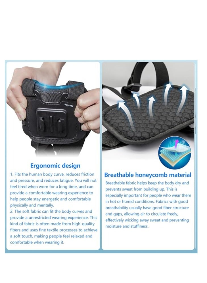 Mobile Phone Chest Mount Harness Strap Holder,Cell Phone Clip Action Camera for POV/VLOG - Image 4