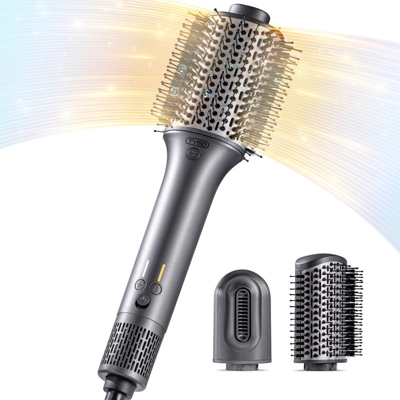 TYMO Hair Dryer Brush Blow Dryer Brush in One, Hot Air Brushes with 3 Barrels as Dryer Volumizer Straightener, Multi-Styler, 110,000 RPM High-Speed Motor Air Wrap, 200M Negative Ions for Frizz-Free - Image 1