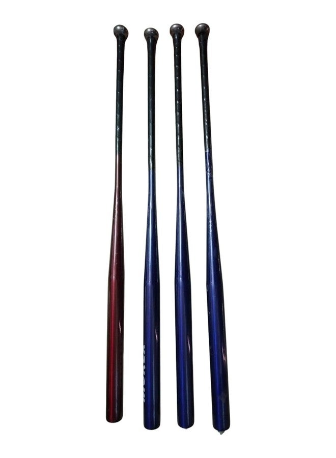 DESCTIDY Aluminium Baseball Bat International Standards 34 inch Aluminium Basebat 4 PCS Color May Vary - Image 1