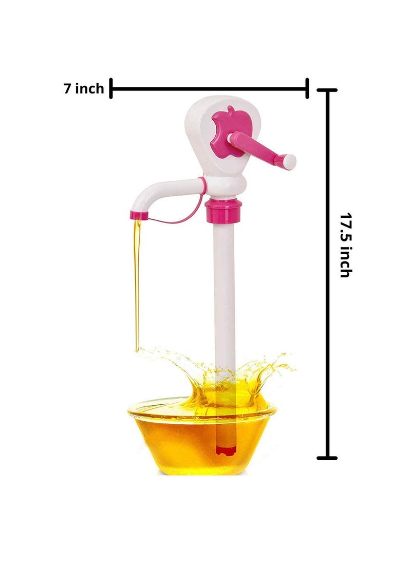 Primelife Primelife Plastic Oil Pump for Oil Extractor and Fuel Transfer for Kitchen Manual Hand Oil Pump Multicolor Oil Pump  - Image 3