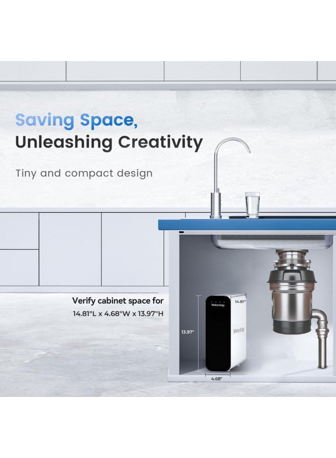 Waterdrop Waterdrop TSU 0.01m Ultra-Filtration Under Sink Water Filter System, 3-Stage High Capacity, USA Tech, Smart Panel, No Waste Water, 2 Years Lifetime  - Image 4