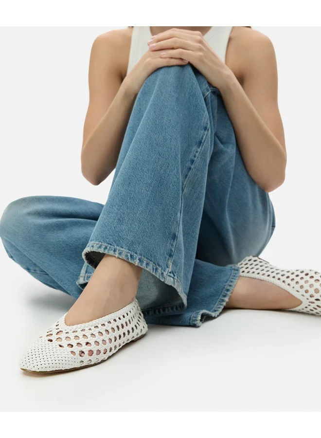 ابيكول Textured Flats