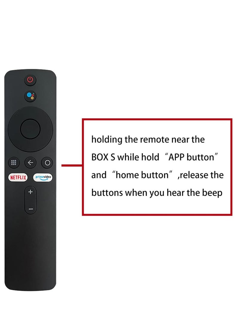ELTRAZONE - Bluetooth Voice Remote Control Replacement for Xiaomi Mi Box S, Mi Box 4X, Mi Box 4S 4K, Mi TV Stick – XMRM-00A Model Compatible with Android TV, Smart Assistant Voice Search, Wireless Pairing, Lightweight Design, Quick Navigation - Image 1