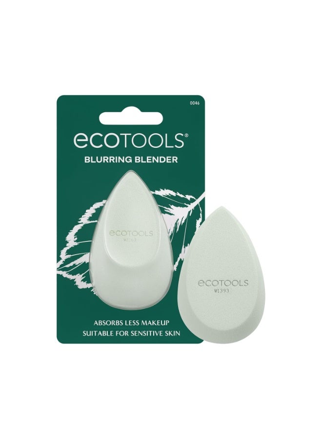 EcoTools Blurring Blender Makeup Sponge, Makeup Blending Sponge For Blurred Skin, For Liquid & Cream Foundation, Cloud Coverage Memory Foam, Eco Friendly, Latex Free, Cruelty-Free & Vegan 1 Count - Image 1