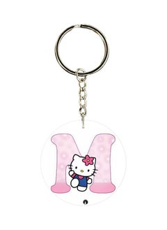 RKN Hello Kitty Letter M Printed Keychain 