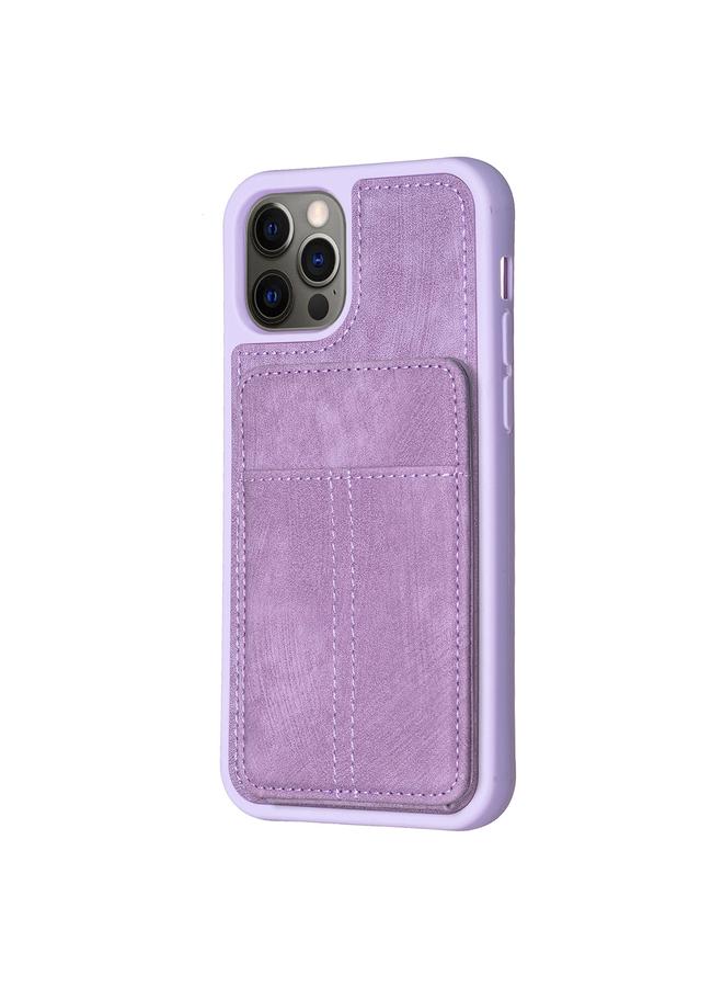 S-TOP Case For iPhone 11 Pro BF28 Frosted Card Bag Phone Case with Holder - Image 2