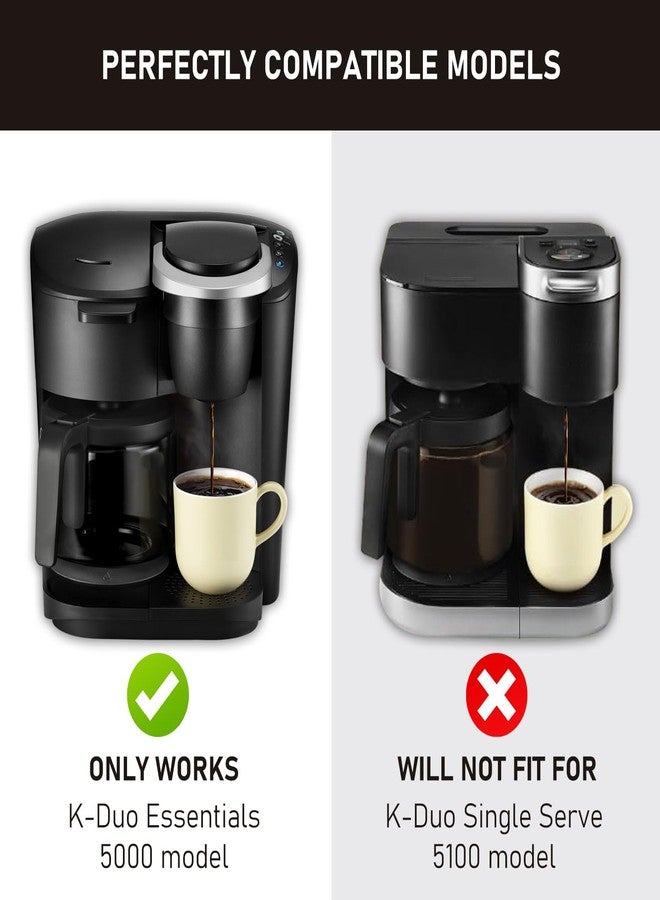 Colidier 12-Cups Coffee Pot Replacement Compatible with Keurig 5000 K-Duo Essentials & K-Duo Essentials Hot & Cold Brewer Models (NOT Fit K-DUO 5100 Single Server Model) - Image 3