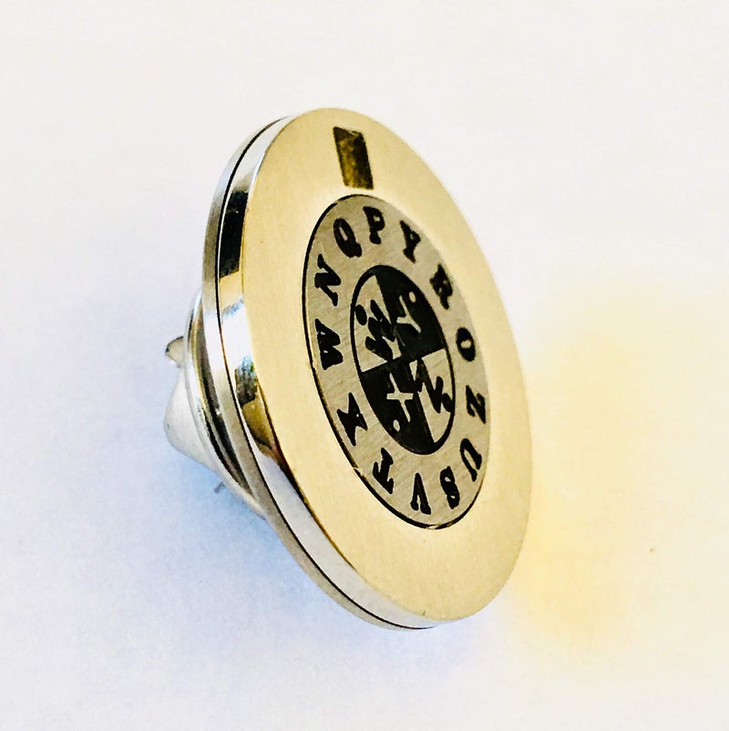 Retroworks Spy Decoder Lapel PinTie Tac - Image 2