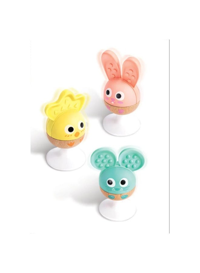Hape Hape Cheery Critter Rattle Trio  - Image 1