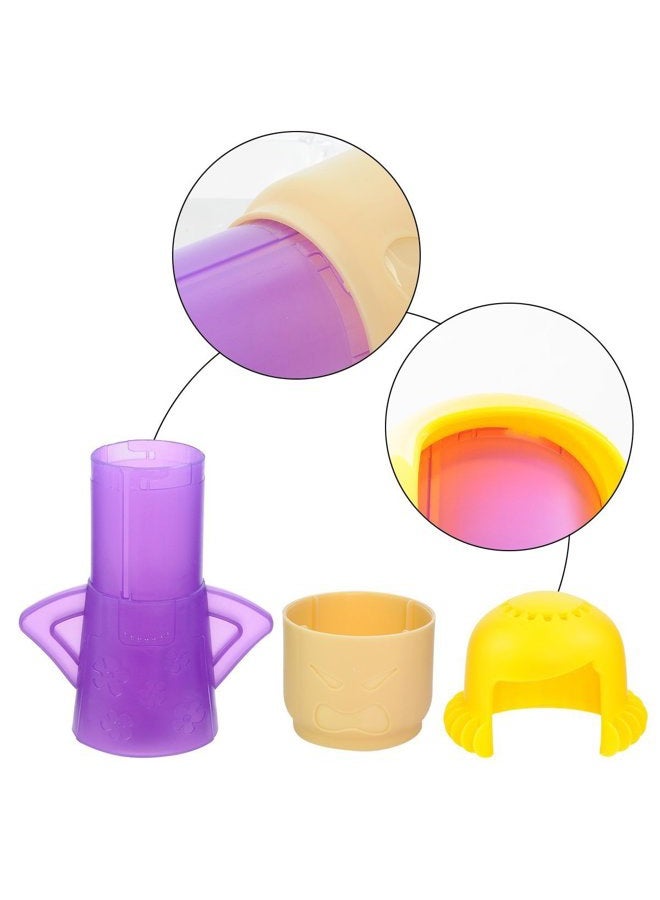 OIF Angry Mama Microwave Cleaner Angry Mom Microwave Oven Steam Cleaner Easily Cleans the Crud In Minutes. Steam Cleans With Vinegar and Water for Home or Office Kitchens-Purple - Image 2