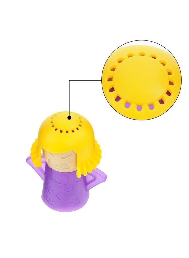 OIF Angry Mama Microwave Cleaner Angry Mom Microwave Oven Steam Cleaner Easily Cleans the Crud In Minutes. Steam Cleans With Vinegar and Water for Home or Office Kitchens-Purple - Image 4
