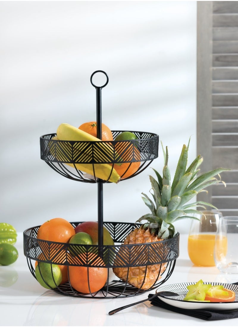 لوفت وعاء فواكه، مستويين، D43XP30.5CMS، متعددة الألوان، حديد-154289  - Image 3