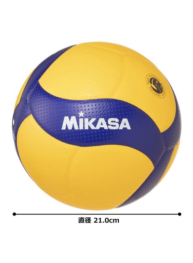 Mikasa كرة طائرة ميكاسا بحجم 5 رسمي | معتمدة من FIVB، جلد صناعي ميكروفايبر | تصميم ديناميكي هوائي مكون من 18 لوحة - Image 3