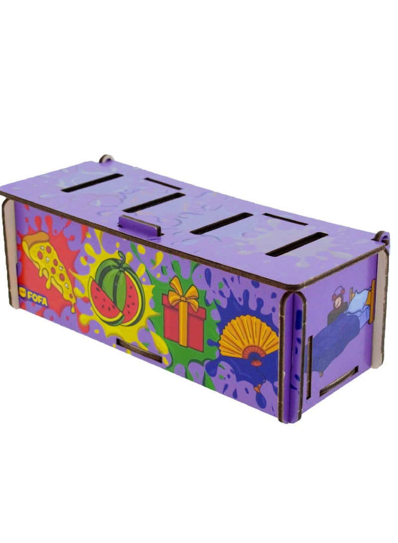 FOFA Wooden Toy Educational game - Sorter -Shapes and Objects by Room   Learning 3 4 5 Years Old Girls Boys Gifts Travel Toy - Image 1