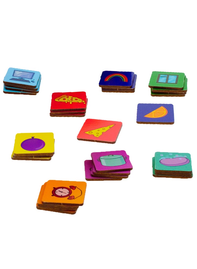 FOFA Wooden Toy Educational game - Sorter -Shapes and Objects by Room   Learning 3 4 5 Years Old Girls Boys Gifts Travel Toy - Image 3