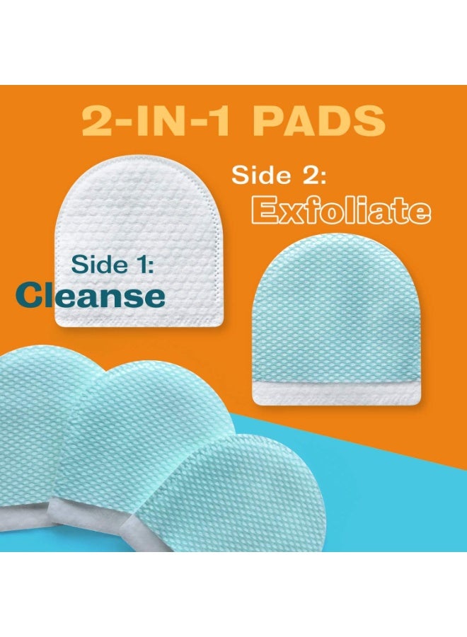 mylee 2 in 1 Exfoliating and Cleansing Pads Ideal for Travelling Make Up Pads Vegan and Cruelty Free  25 pads In Jar - Image 3