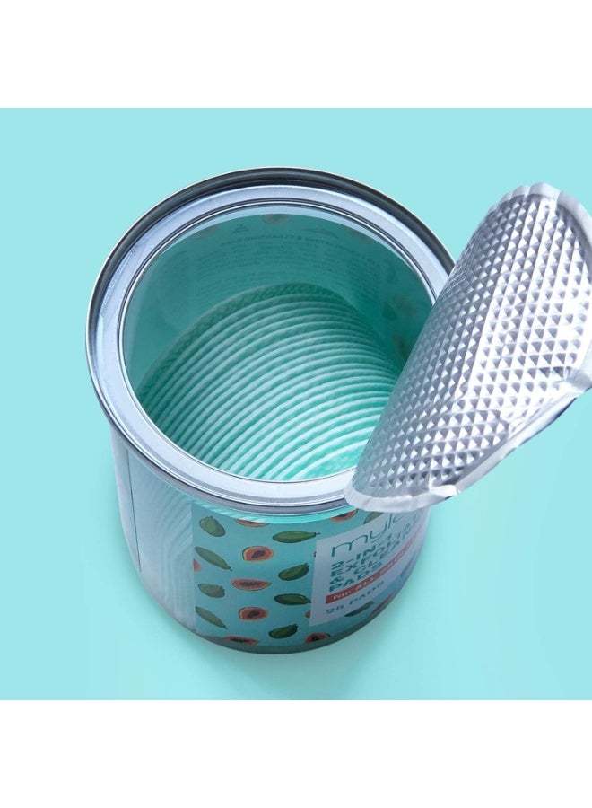 mylee 2 in 1 Exfoliating and Cleansing Pads Ideal for Travelling Make Up Pads Vegan and Cruelty Free  25 pads In Jar - Image 5