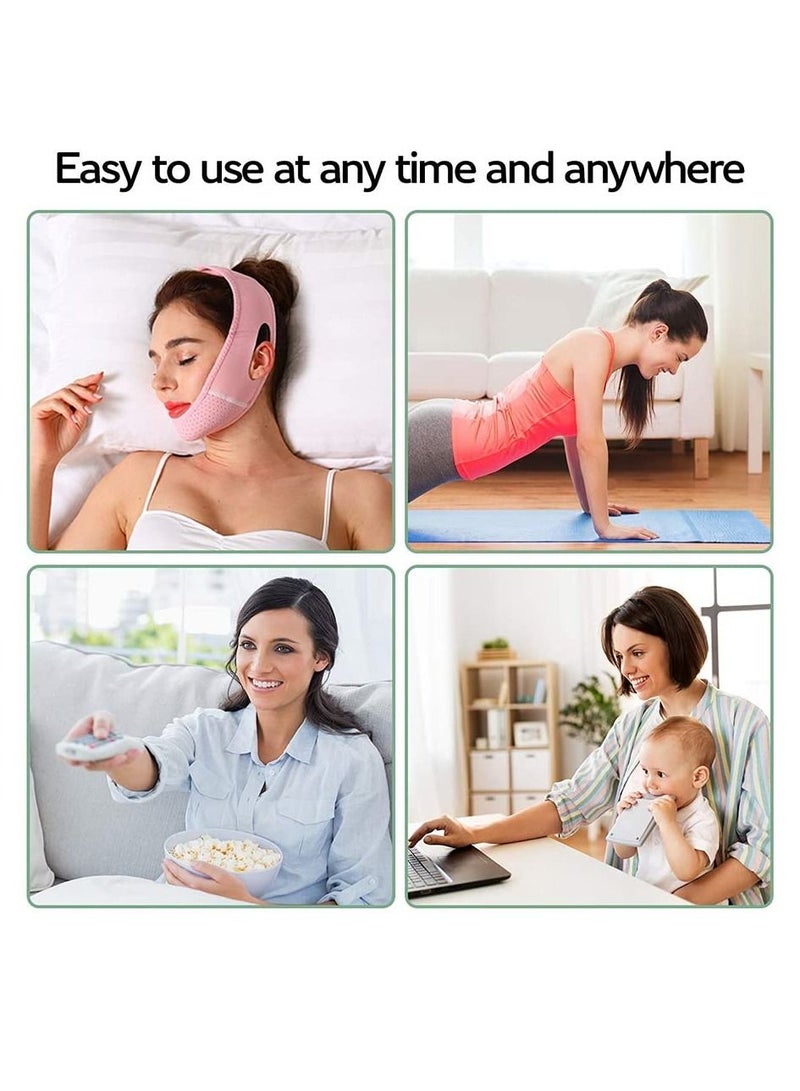 Y&D Facial Lifting Sleep Bandage Double Chin Reducing Device with Thin Face Female Shaper Reusable Breathable and Comfortable V Line Mask  - Image 2