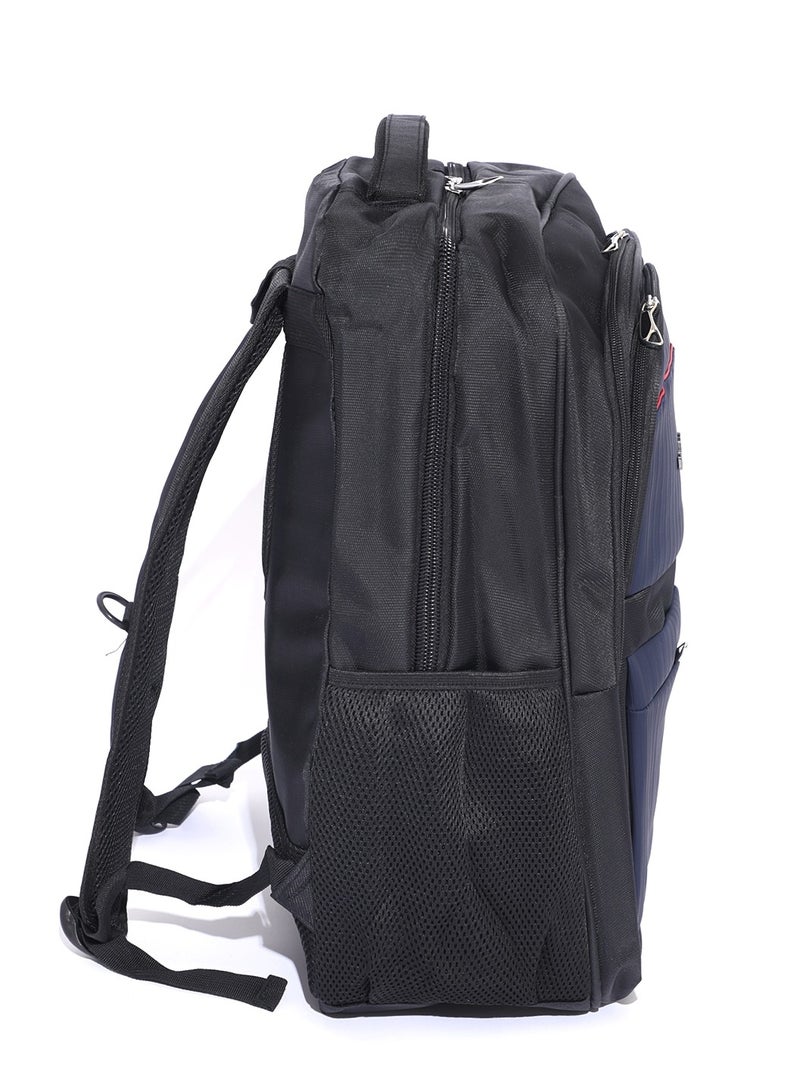 ليمرا شنطة ظهر بتصميم كلاسيك وأنيق مقاس 20 بوصة لون  أسود / أزرق - Image 5