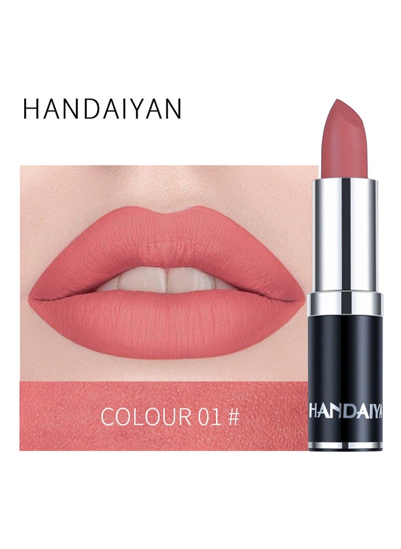 Handaiyan - Lipstick For Women Matte Lipsticks Long Lasting Moisturizing Long Wear Waterproof 24 Velvet Act Natural Lip Stain Makeup Tint Nude Superstay Original Highly Pigmented Nourishing Non-Drying - Image 1