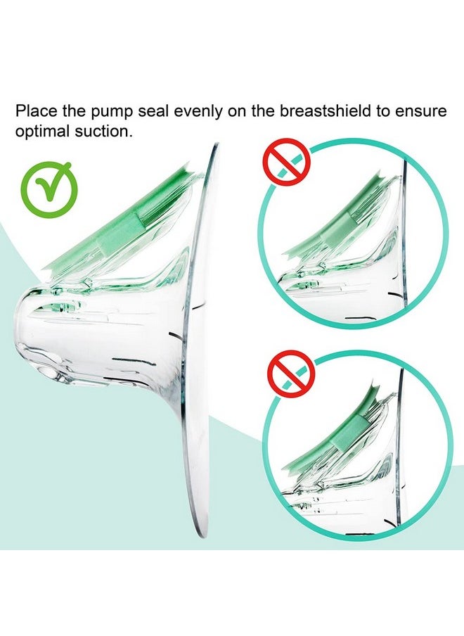 NENESUPPLY Pump Seals Compatible With Elvie Breast Pump Parts Replacement Parts. Made By Nenesupply. Not Original Elvie Pump Parts. Pump Seal Compatible With Original Flange And Accessories  - Image 4
