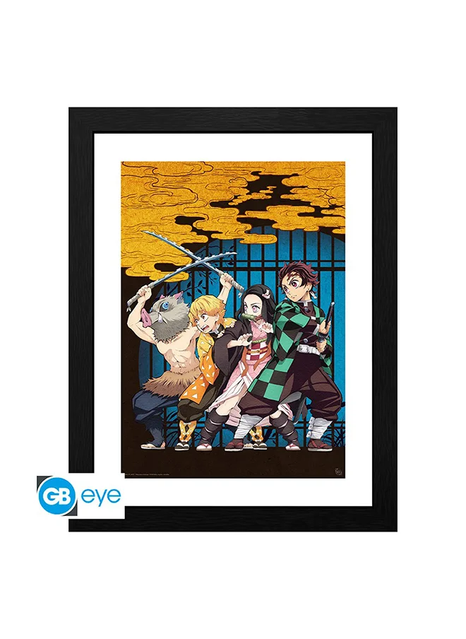 أبيستايل ABYstyle DEMON SLAYER - Framed print "Key Art" (30x40)