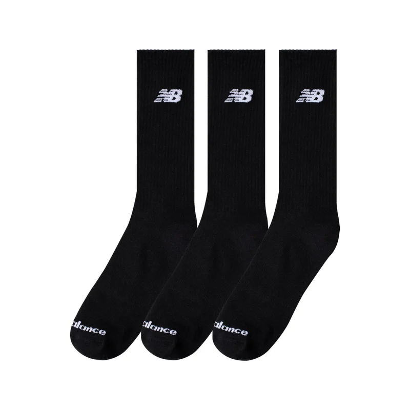 New Balance Unisex Lightweight Crew Socks 3 Pack