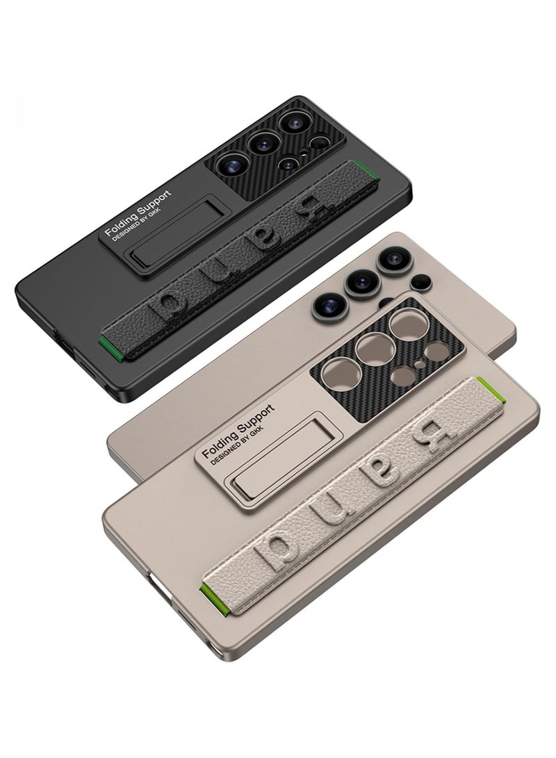 general Case Compatible with Samsung Galaxy S25 S25 Plus S25 Ultra Case with Elastic Wristband Hand Strap, Full Protective Anti-Drop Hard PC Cover with Kickstand Case for Galaxy S25 S25 Plus S25 Ultra - Image 3