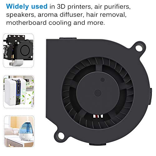 GDSTIME 5V USB Blower Fan 60mm, 60mm x 60mm x 15mm Brushless DC Cooling Blower Fan - Image 3