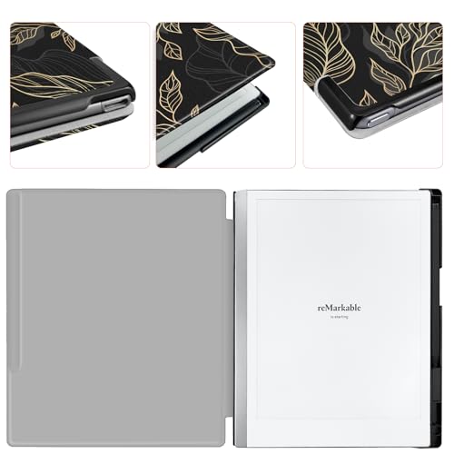 Aippdo Case for Remarkable 2 Paper Tablet 10.3" 2020 Released,Lightweight and Hard Back Shell Protective Book Folio Cover with Built-in Pen Holder,Comes with Remarkable 2 Pen Tips. - Image 2