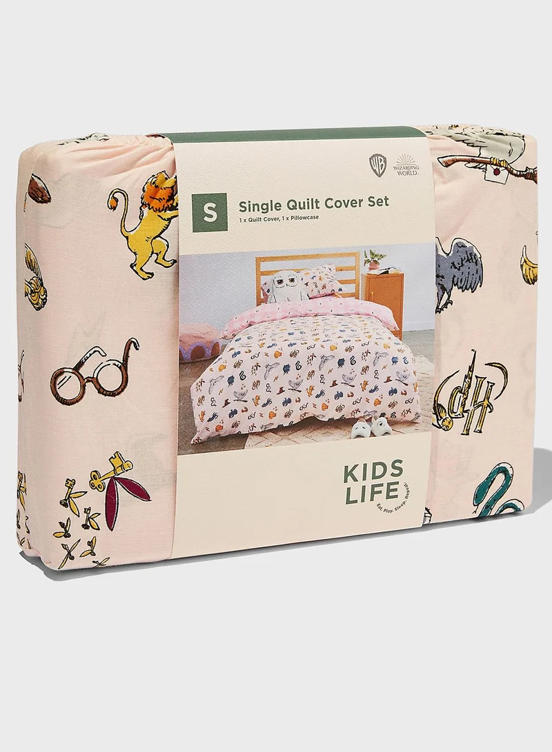 Cotton On Kids Harry Potter Quilt Cover Set - Single