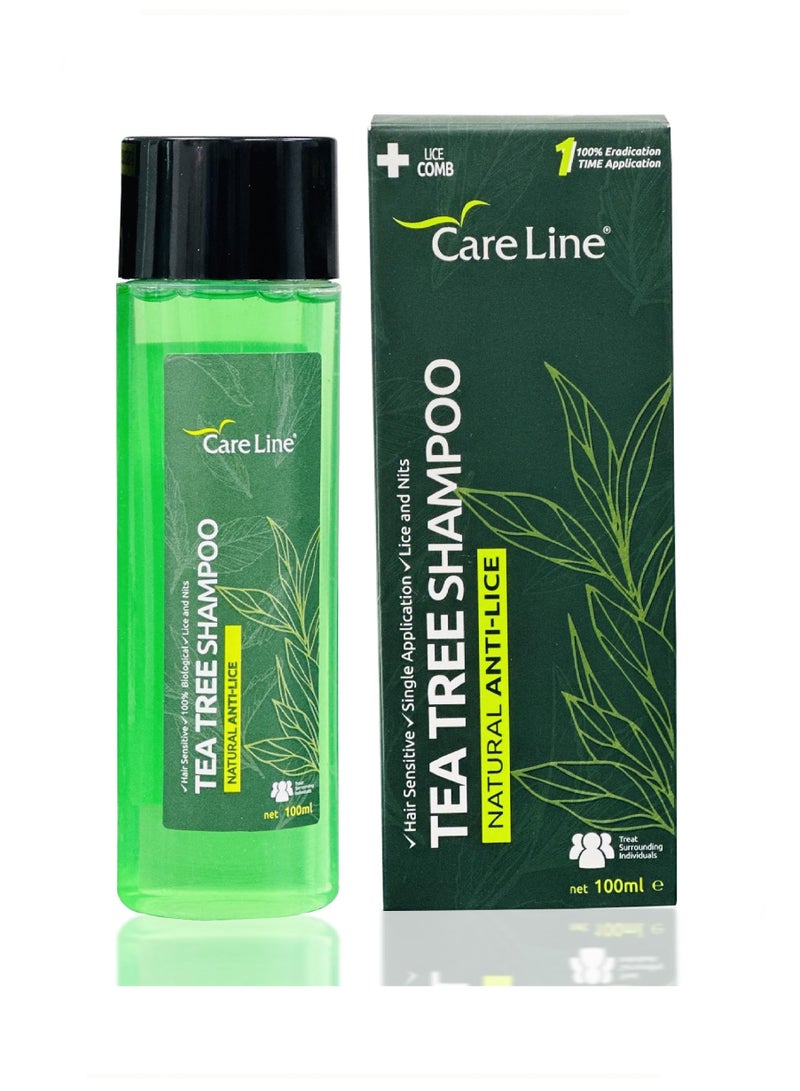 Careline CARE LINE TEA TREE SHAMPOO NATURAL ANTI-LICE 100ML