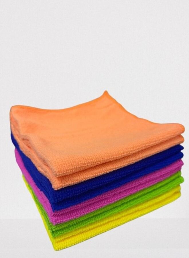 Marrkhor 10-Piece Microfiber Cleaning Cloth Set Multicolor - Image 1