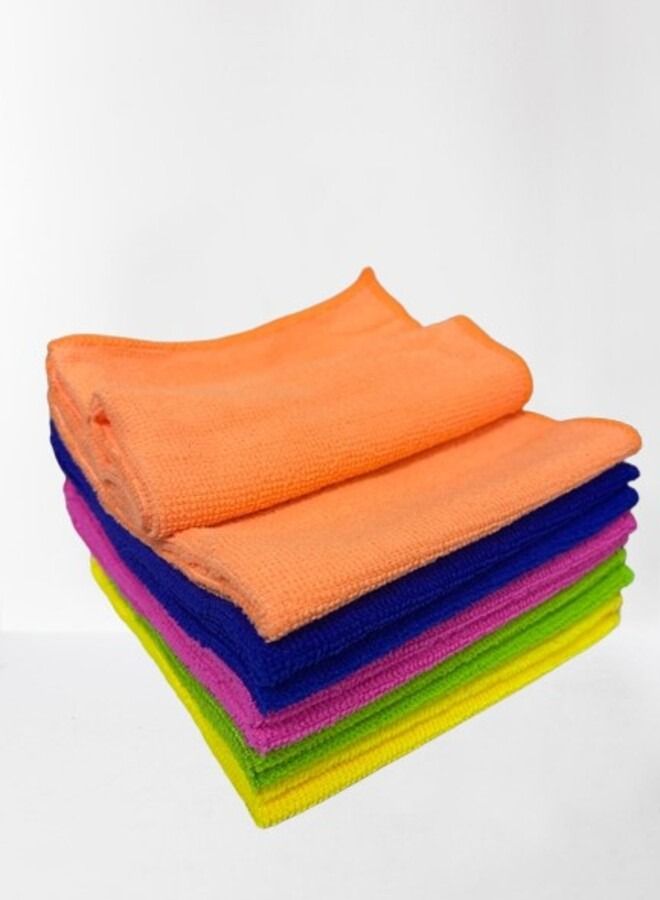 Marrkhor 10-Piece Microfiber Cleaning Cloth Set Multicolor - Image 2