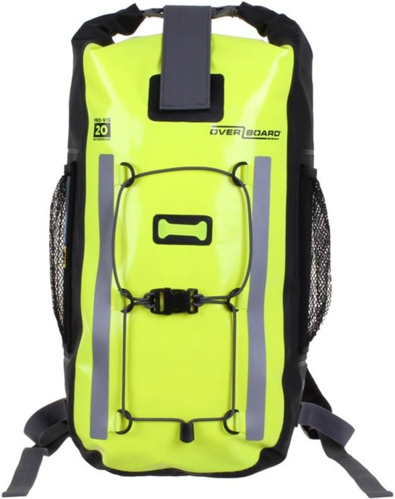 Overboard Pro-Vis Waterproof Backpack - 30 Liters, High Visibility Yellow - Image 2