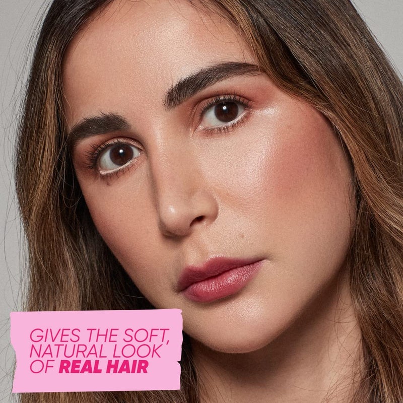 Kosas Brow Pop - Longwear Eyebrow Makeup, Dual-Sided Defining Pencil with Castor Oil for Soft, Natural Look of Real Hair - Dark Brown - Image 2