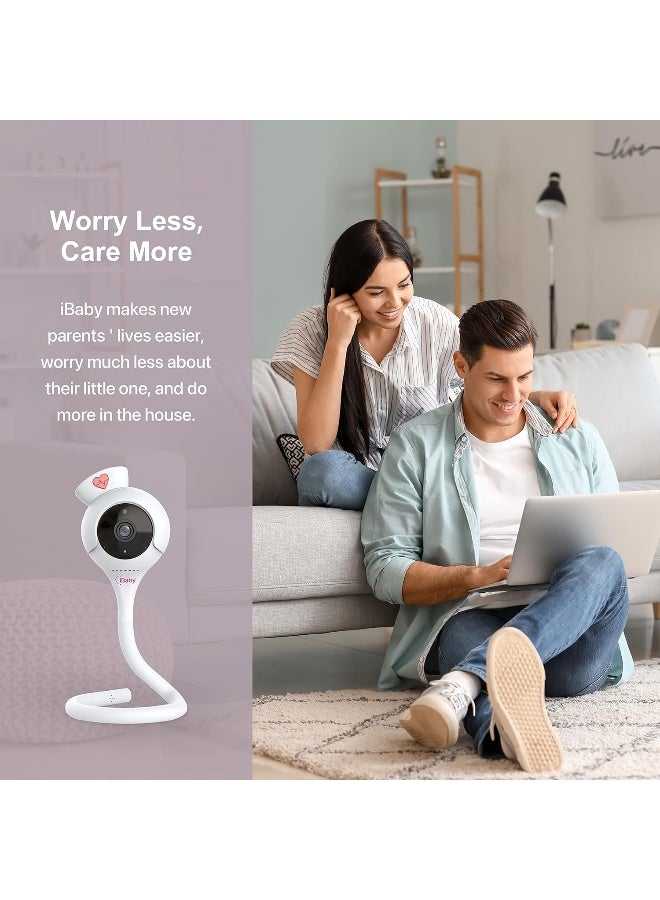 iBaby Smart Baby Breathing Monitor - with Camera and Audio, Tracking Baby's Breathing, Sleeping, Movement. i2 Wi-Fi Video Baby Monitor, Contactless, Work with Smartphone. - Image 4