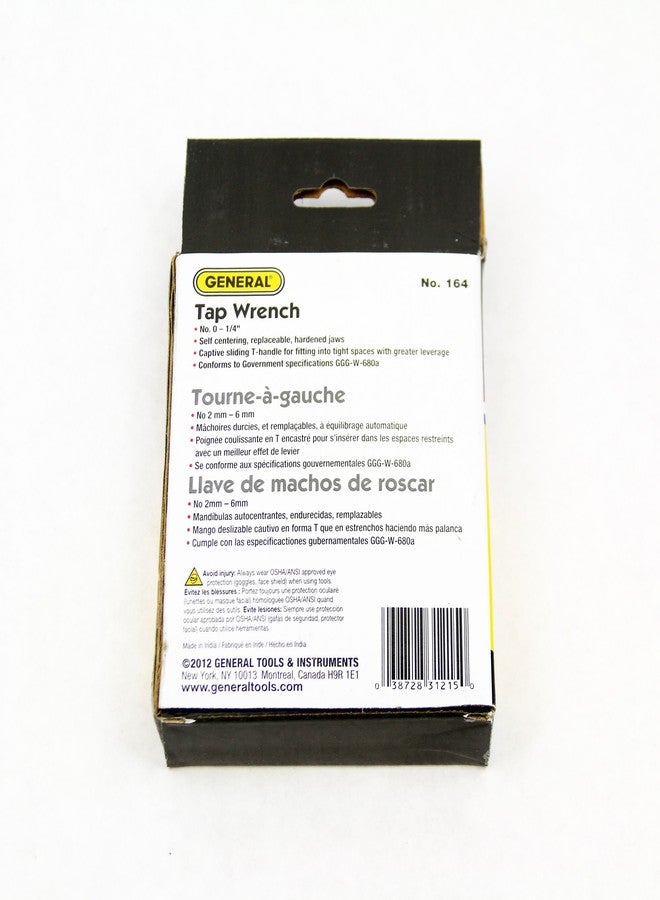 جينيرال تولز مفتاح ربط عادي 164 من General Tools، سعة رقم 0 إلى 1/4 بوصة - Image 4