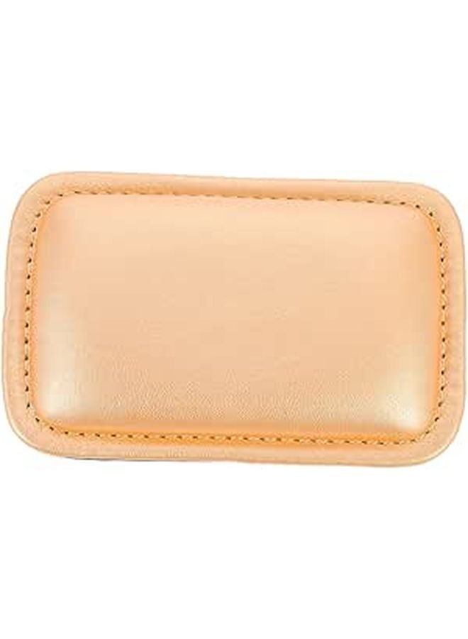 2Pcs Black PU Leather Ergonomic Mouse Wrist Rest Cushion Relieves Wrist Fatigue For Office Computer - Image 1