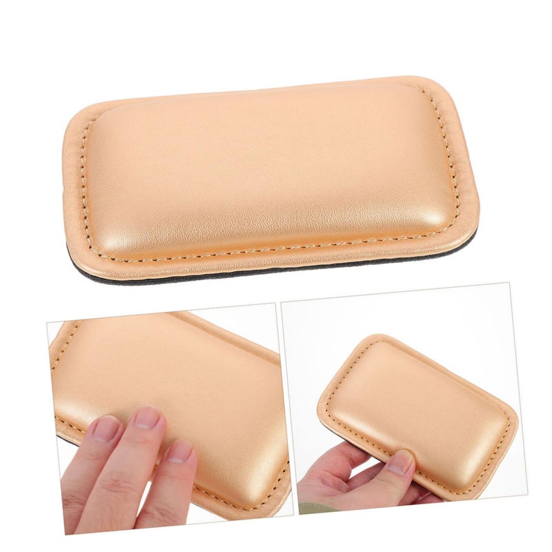 2Pcs Black PU Leather Ergonomic Mouse Wrist Rest Cushion Relieves Wrist Fatigue For Office Computer - Image 4